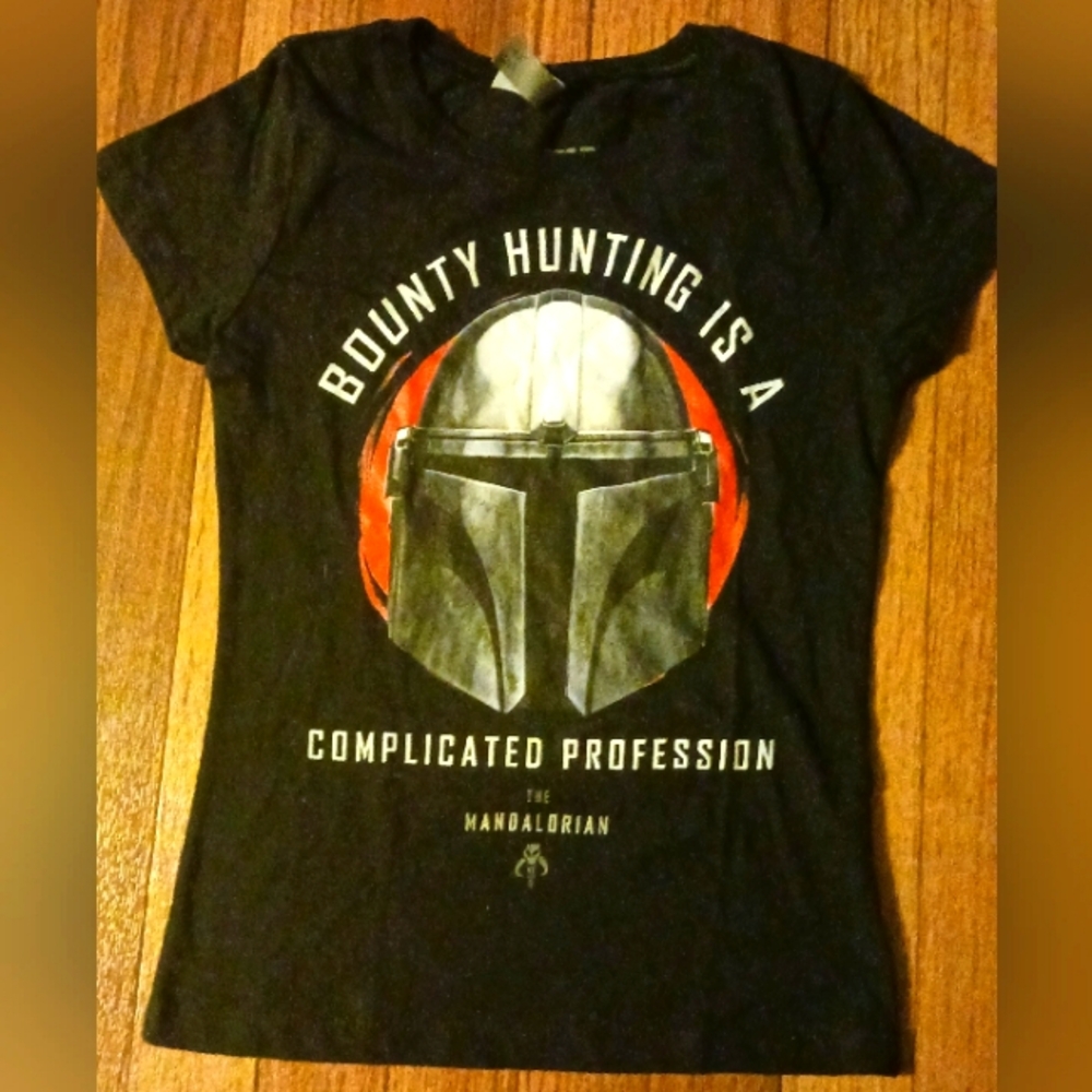 Bounty Hunter Mandalorian tee shirt Sz M